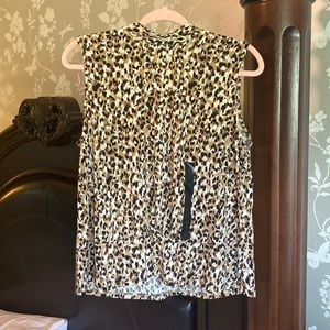 Brand new banana republic leopard print top